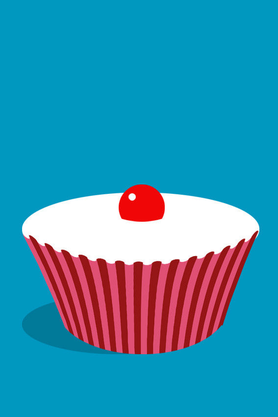 Bakewell Cupcake